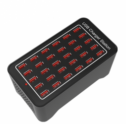 Statie De Incarcare 150W Smart Cu 30 Porturi USB 5V 30A Si Ventilator 