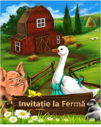 Carte personalizata cu o poza Invitatie la Ferma 21 x 17 cm 