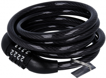 Antifurt pentru bicicleta cu cifru din 4 cifre Negru TLF-BBL4943 