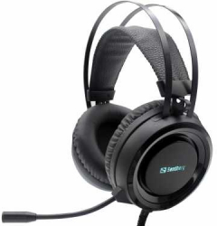Casti Gaming Over-ear Sandberg 126-22 Dominator Microfon 3.5mm Conector Usb Lumini 