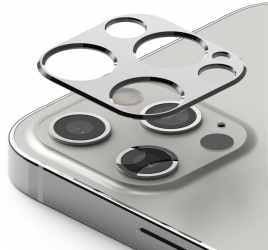 Folie camera pentru iPhone 12 Pro Max Sticla securizata 9H Bibilel Silver-Transparenta KOF-BBL4954 