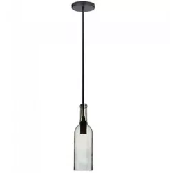 Lampa Tavan Sticla Vin Transparenta Sursa Lumina E14 