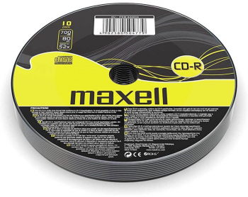 Set 10 CD-R Inscriptibil Maxell Capacitate 700 Mb Viteza 52x-GP504779 