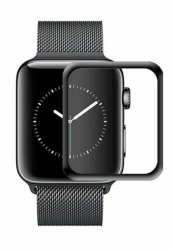 Folie de protectie 9H pentru Apple Watch Seria 4/5/6/SE 40 mm Negru Transparent SOHO4290 