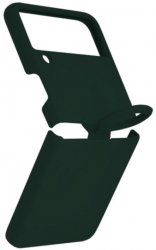 Husa de protectie cu inel din silicon compatibila cu Samsung Galaxy Z Flip 3 5G Dark Green-Mat SOHO4280 