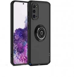 Husa de protectie cu inel magnetic tip stand pentru Google Pixel 6 PRO Negru SOHO4274 