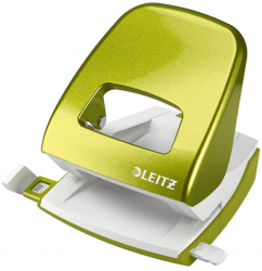 Perforator Leitz 5008 30 Coli Verde Metalizat din Metal si Plastic - LCMLZ50081054 