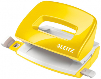 Perforator Leitz 5060 10 Coli Galben Metalizat din Metal si Plastic - LCMLZ50601016 
