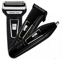 Set Gemei Tuns Si Ras Cu Acumulator 