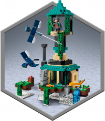 Lego minecraft - turnul de telecomunicatii - 565 piese 