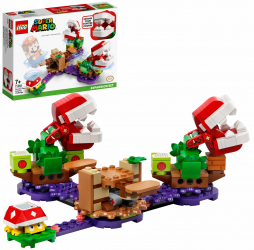 Lego super mario - set de extindere provocarea plantei piranha - 267 piese 