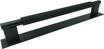 Maner pentru mobila Arpa Plate finisaj negru periat L 358 mm 