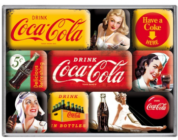 Set magneti - Coca-Cola - Yellow 
