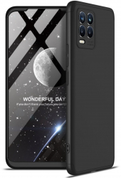 Husa de protectie pentru Samsung Galaxy M52 5G bumper si folie de protectie full-screen TPU termoplastic dur Negru SOHO4398 