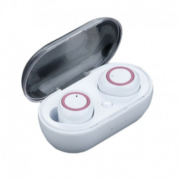 Casti Bluetooth Wireless Techstar and reg TWS Earbud cu Tehnologie BT 5.0 Alb 
