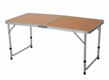 Masa plianta pentru gradina OMC metal + mdf dreptunghiulara 6 persoane 120 x 60 x 50 cm