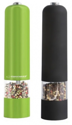 Set 2 rasnite electrice sare si piper culoare Negru si Verde EKP001KG 