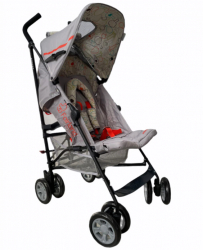 Carucior sport cu pozitie de somn ultrausor Bubu-Still and reg copertina extensibila gri 
