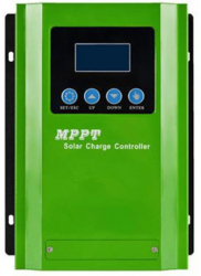 Controler MPPT de Incarcare Panouri solare 20 A Afisaj LCD Protectie IP21 Voltaj 80 V Tensiune intrare 240 / 480 W Verde 