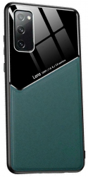 Husa pentru Samsung Galaxy S22 Plus 5G bumper semiflexibil din piele ecologica Verde SOHO4504 