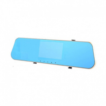 Camera Video Auto Tip Oglinda L805 DVR FullHD Dubla cu Ecran 4.3 inchi Touch Screen si Unghi de 170 and deg 