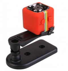 Camera Video Sport Mini-Micro Techstar and reg SQ11 Rosie cu Suport pt Auto SQ11 cu Nightvision si 12Mpx 