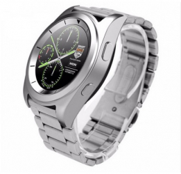 Smartwatch Business Class G6 Argintiu Bluetooth 4.0 Pedometru Consum Calorii Pasi Monitorizare Somn Compati 