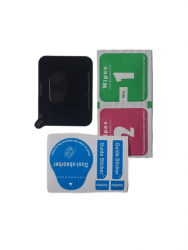 Folie de sticla pentru camera foto compatibila cu Samsung Galaxy Z Flip 3 sticla securizata 9H Negru SOHO4632 