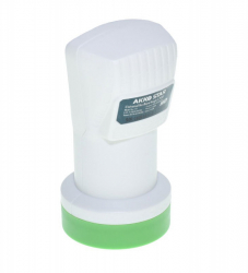 Receptor semnal antena LNB pentru calitatea programele HD 1x iesire conector 75Ohm Universal Alb verde SOHO4594 