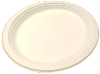 Set 50 Platouri Ovale Biodegradabile 26 cm Trestie de Zahar - MEGAAT11537 