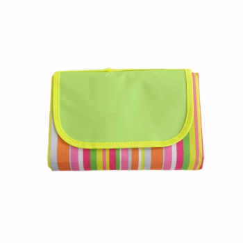Patura picnic cu maner 145 and times 150 cm model Dungi Multicolor 