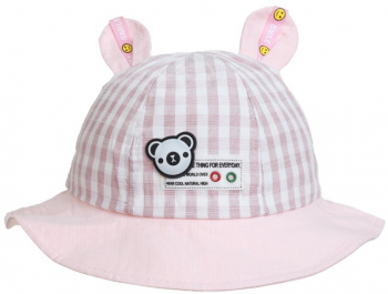 Palarie bebe bumbac PAMI PBB-1221-150 48 cm Roz 