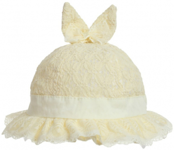 Palarie bebe bumbac PAMI PBB-1221-156 46 cm Galben 