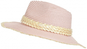 Palarie panama unisex fashion PAMI PB-1221-274 57 cm Roz 