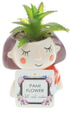 Plante suculente artificiale PAMI in ghiveci lady in love F1021-34 12x8cm Model A 
