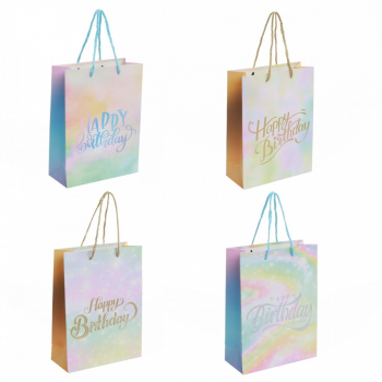 Set de 4 pungi cadou PAMI PC-621-54L 40x30x12 cm Multicolor 