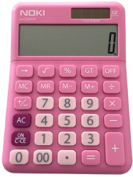 Calculator de Birou Noki HCS001 Roz 12 Digits-LCMNKHCS001P 