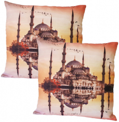 Set 2 fete de perna print Blue Mosque 43x43 cm EHA 18 