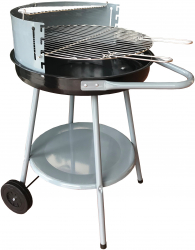 Gratar in forma de grill din metal-otel cu diametru de 64 cm camping deplasabil 
