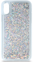 Husa spate Liquid Sparkle sclipici compatibila Huawei P40 Pro Argintiu SOHO4777 