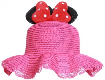 Palarie paie fetita Minnie PAMI PFT-1221-185 52 cm Ciclam 