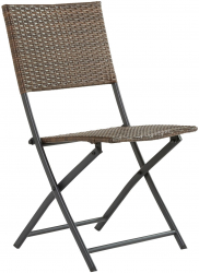Scaun din otel fara brate de culoare maro dimensiune 59x44x84cm 