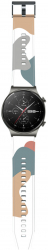 Curea din silicon compatibila cu Huawei Watch GT2 PRO Multicolor SOHO4879 