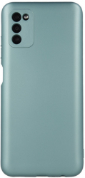 Husa pentru Samsung Galaxy S22 Plus tip bumper din silicon Verde metalic SOHO4843 