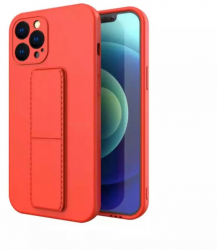Husa pentru Xiaomi Redmi 10X 4G / Redmi Note 9 cu stand metalic magnetic Rosu SOHO4840