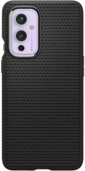 Husa spate Liquid Air Case compatibila cu OnePlus 9 5G tip bumper Negru SOHO4853 
