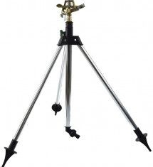 Aspersor metalic cu impuls si trepied reglabil 57-90 mm 30-360 Geko G73056 