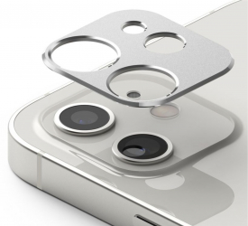 Folie camera foto compatibila cu iPhone 12 Pro Max sticla securizata 9H Argintiu-transparenta SOHO4954 