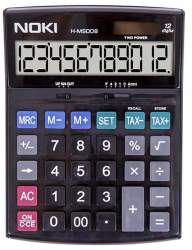 Calculator de Birou Noki HMS008 Negru 12 Digits Alimentare Dubla-LCMNKHMS008 