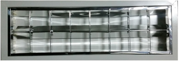 Corp ilum. tip FIRA 2x60cm cablat pentru tub LED IP20 